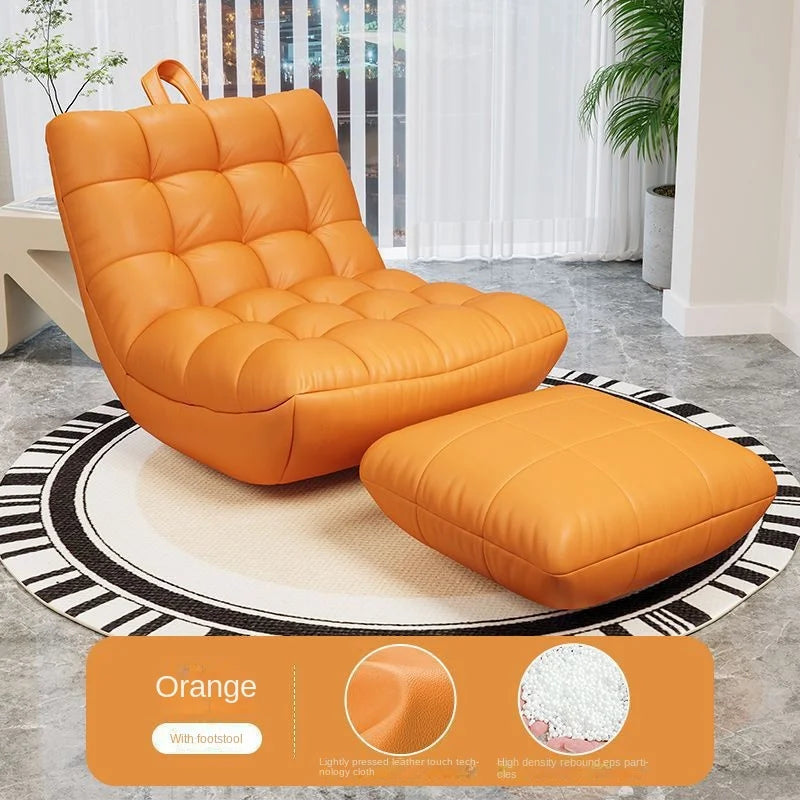 LazySofa Single Sofa Chair, Convertible Leisure Bed for Small