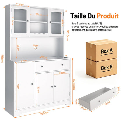 Partition Buffet Cabinet Multifunctional Storage Cabinets Suitable