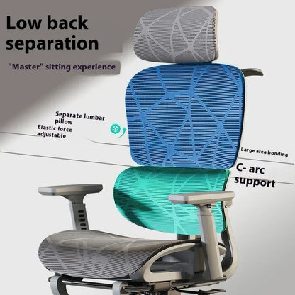 Electronic Gaming Computer Chair Adjustable Ergonomic Seat Back