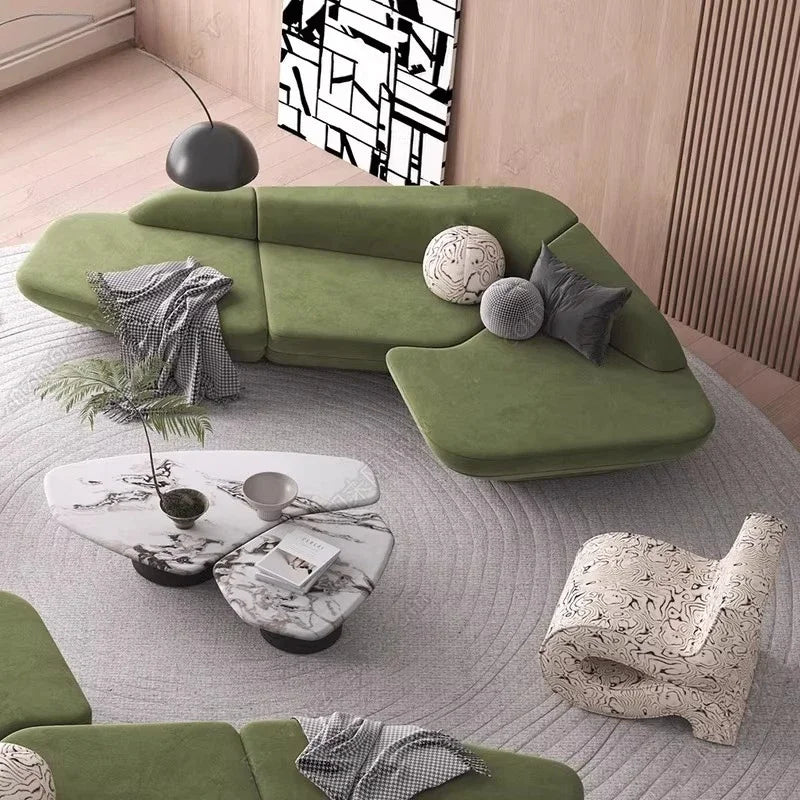 Gaming Curved Sofa Reception Modern Designer High Quality Room