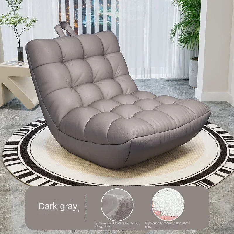LazySofa Single Sofa Chair, Convertible Leisure Bed for Small