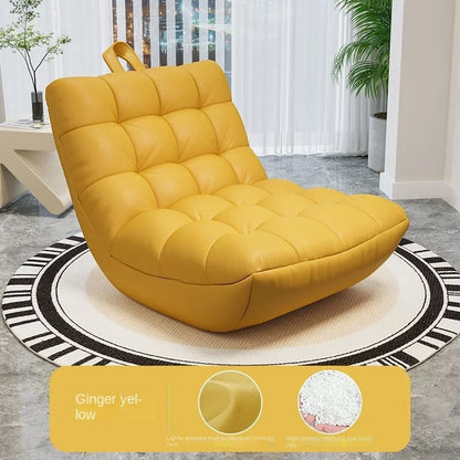LazySofa Single Sofa Chair, Convertible Leisure Bed for Small
