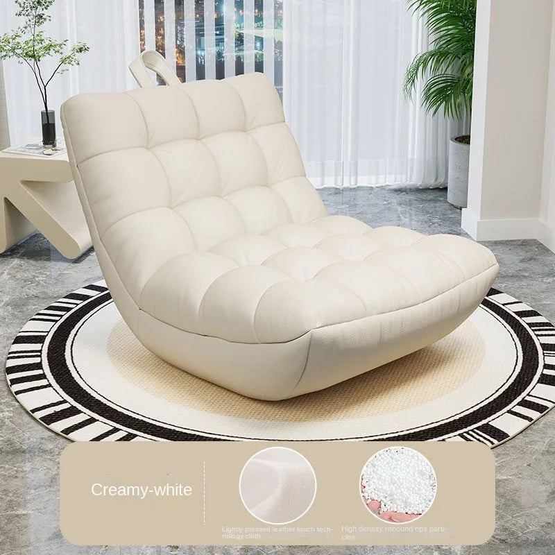 LazySofa Single Sofa Chair, Convertible Leisure Bed for Small