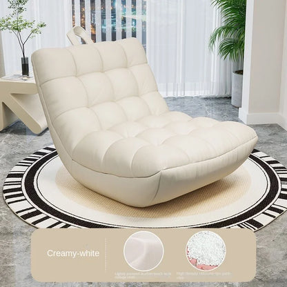 LazySofa Single Sofa Chair, Convertible Leisure Bed for Small